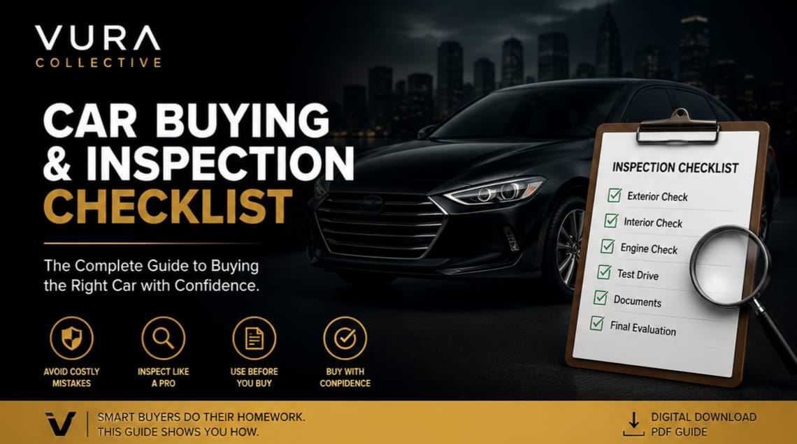 Car Buying Guide & Inspection Checklist